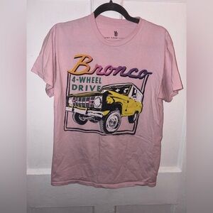 Junk Food Clothing Ford Bronco Graphic Tee - Pink size S 100% Cotton